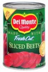 Del Monte, Sliced Beets, 14.5oz Can (Pack of 6)