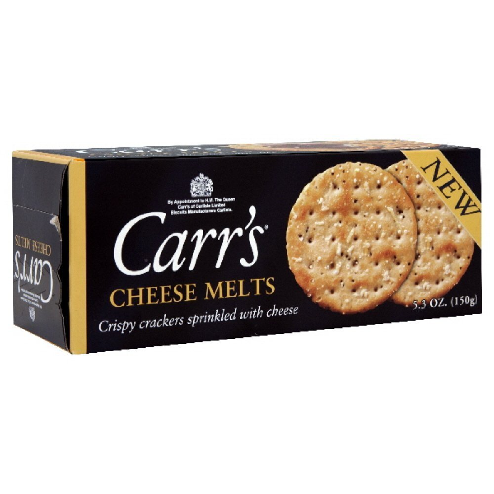 Carr's Cheese Melts Crackers, 5.3oz Box