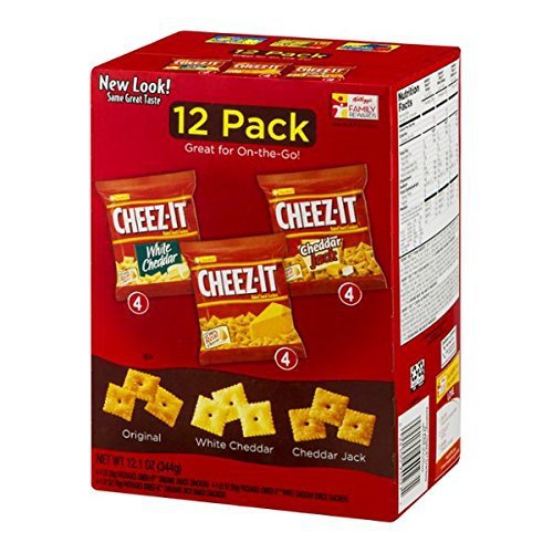 Sunshine Bakeries, CheezIt Variety Pack, 3Flavor, 12 Count, 12.1oz Box
