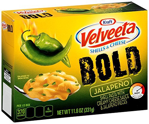 Kraft, Velveeta, BOLD, Shells & Cheese, 11.6oz Box (Jalapeno)
