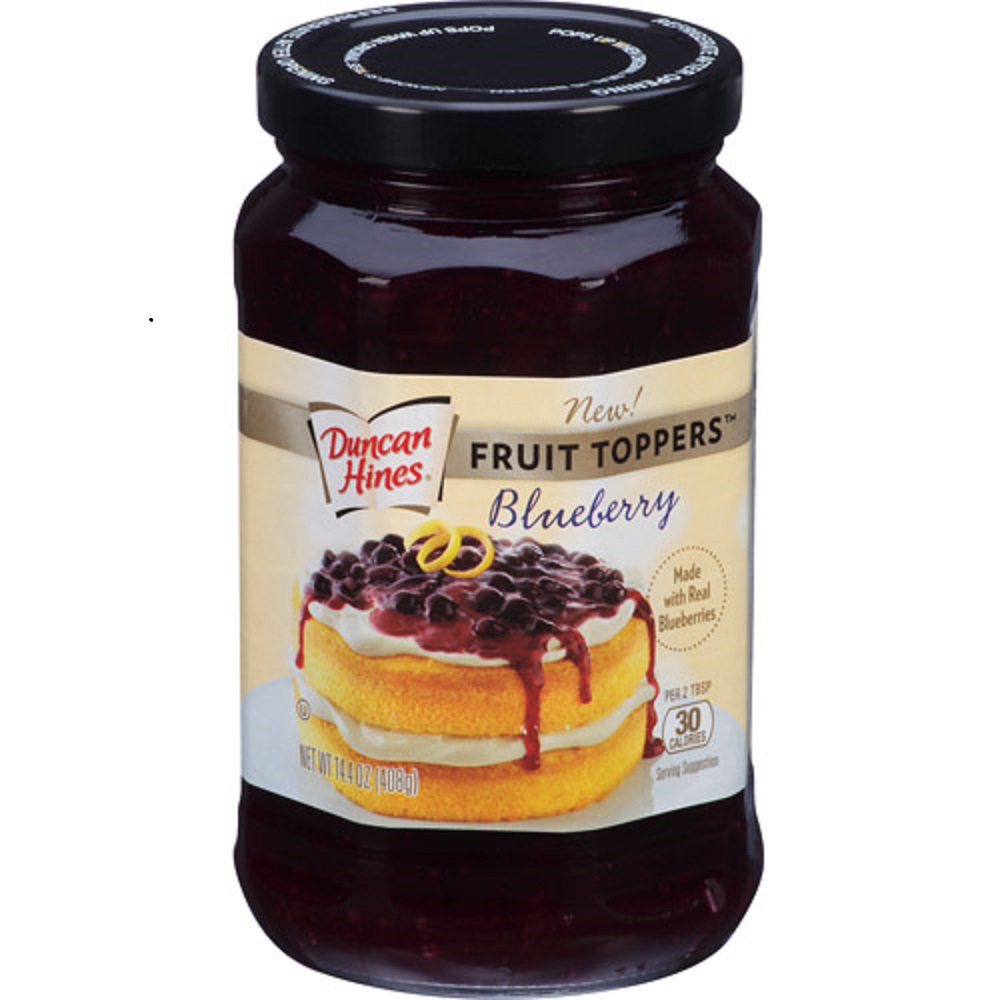 Duncan Hines, Fruit Toppers, 14.4oz Glass Jar (Blueberry)