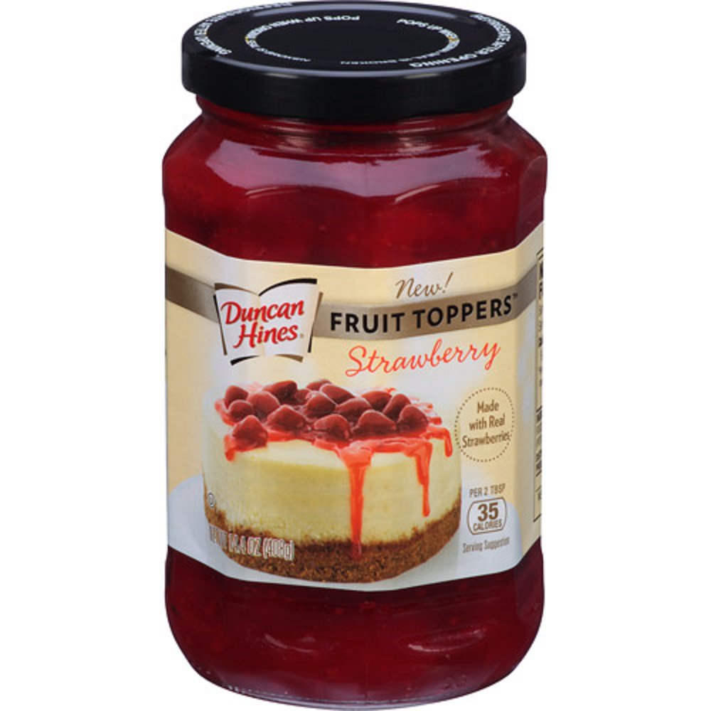 Duncan Hines, Fruit Toppers, 14.4oz Glass Jar (Strawberry)