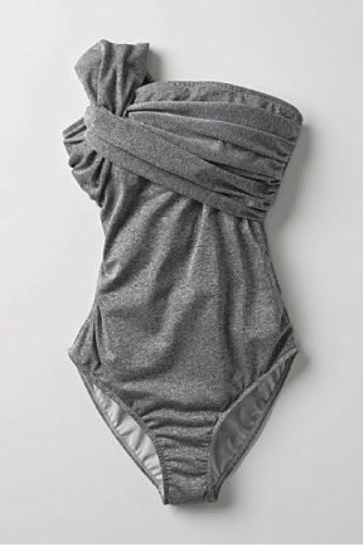 Traje baño gris completo