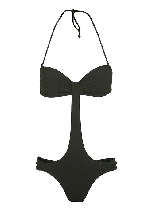 Traje baño negro