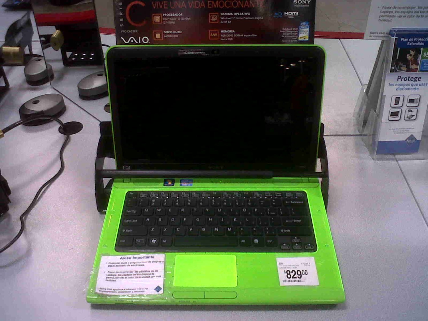 Sony Vaio glow