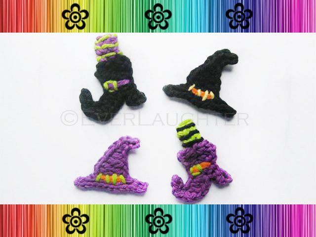 Witch's Hat and Boot Applique Pattern