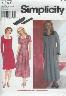 Simplicity Sewing Pattern 7797 Women's Dress (8, 10, 12)