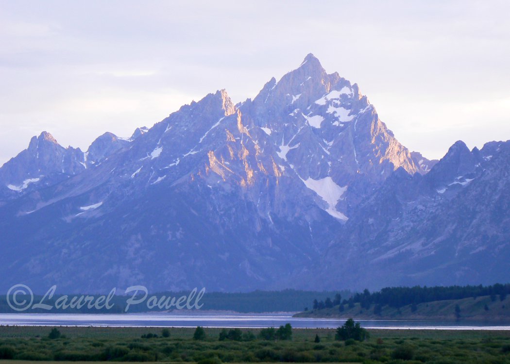 ACEO Grand Teton Sunset