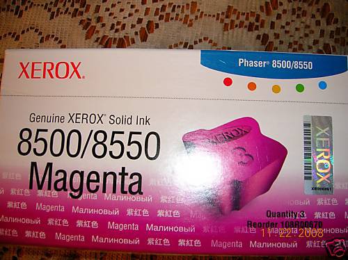 GENUINE XEROX 108R00670MAGENTA SOLID INK 3PK BRAND NEW