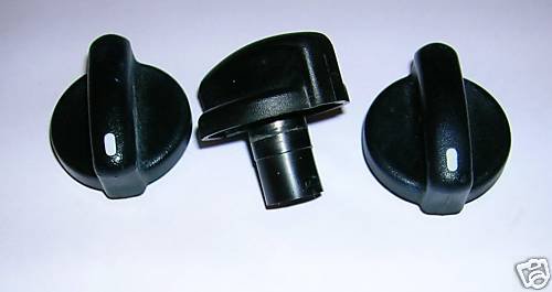 1999 FORD CONTOUR HEATER CONTROL KNOBS SET/3 OEM