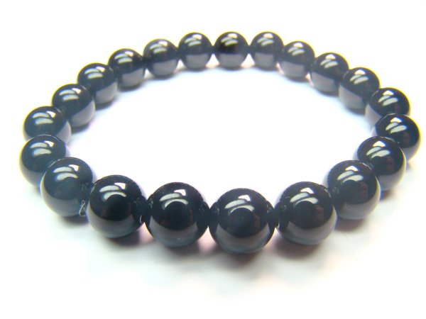 BONXRS0800C Onyx Round Shape 8mm Bracelet