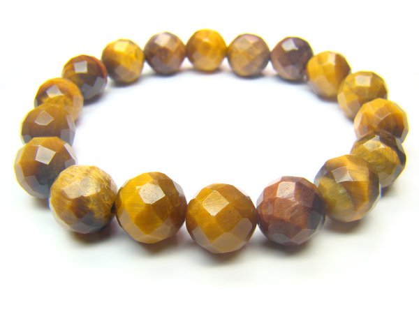 BTEXRS1200X Tiger Eye Round Shape 10mm Cut Bracelet