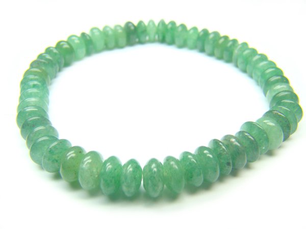 BAVXDO0408X Aventurine Donut Shape 3x6mm Bracelet