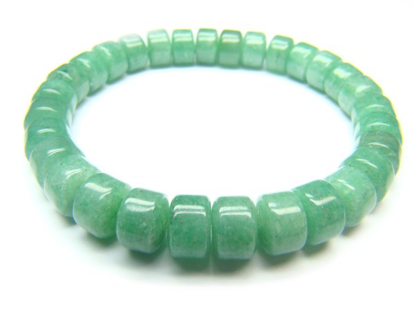 BAVXWH0610X Aventurine Wheel Shape 5x8mm Bracelet