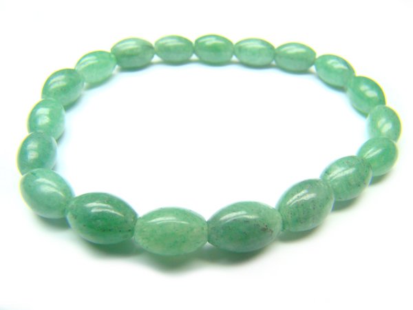 BAVDRE0610X Aventurine Rice Shape 6x9mm Bracelet