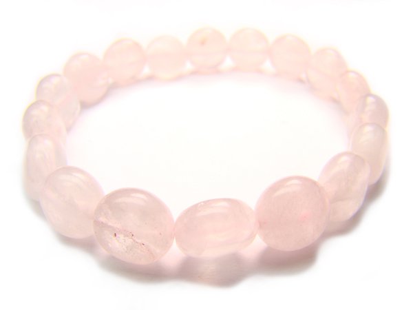 BRQXSP1000C Rose Quartz Spere Shape 9.5mm Bracelet
