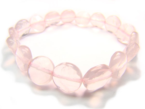 BRQXFL1000X Rose Quartz Spere Shape 10mm Bracelet
