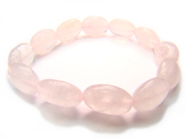 BRQXAP1000X Rose Quartz Oval Shape 10x13mm Bracelet