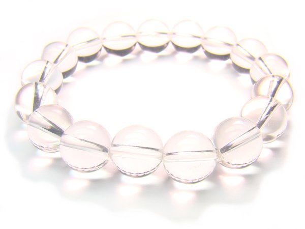 BRCXRS1400X Clear Quartz Round Shape 10mm Bracelet