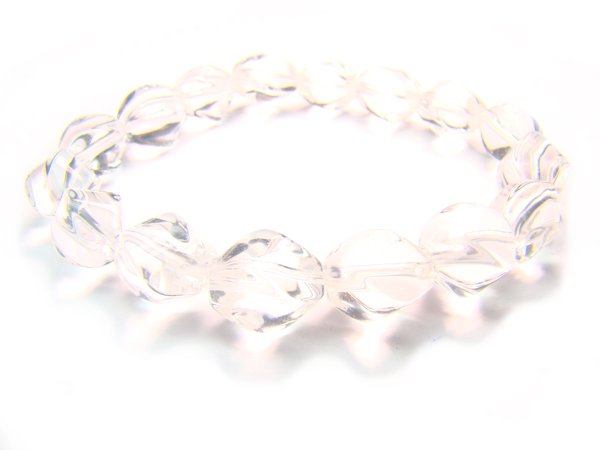 BRCXSS0812C Clear Quartz S Shape 8x11mm Bracelet