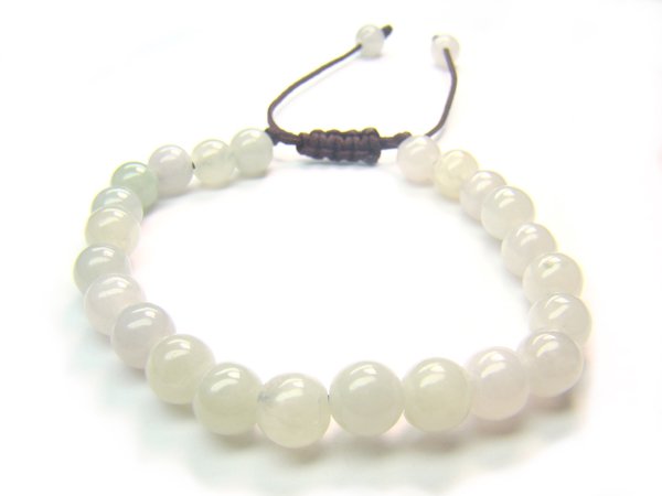 BB0009C Chinese Jade Round Shape 6mm Bracelet