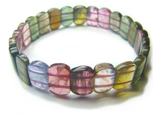 BA6833 Tourmaline Rectangular Shape Bracelet