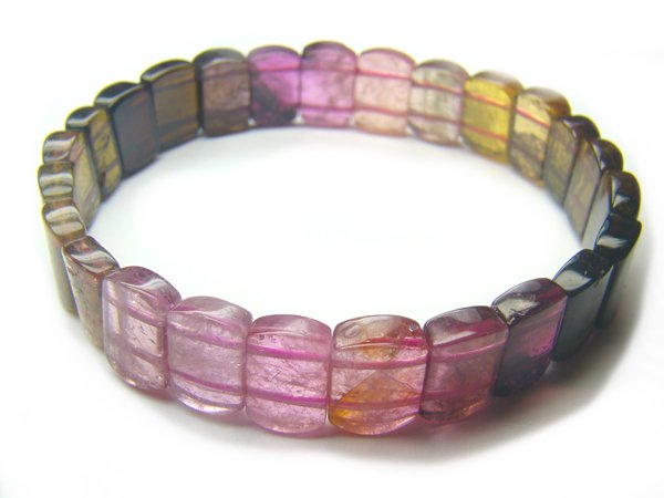BA6848 Tourmaline Rectangular Shape Bracelet