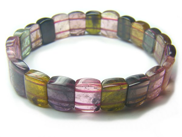 BA6879 Tourmaline Rectangular Shape Bracelet