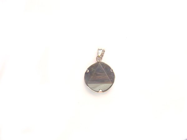 PA1154 Obsidian Star of David 12mm Pendant