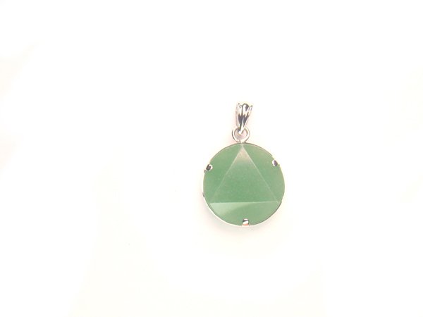PA0372 Aventurine Star of David 15mm Pendant