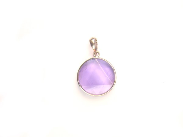 PA1145 Amethyst Star of David 20mm Pendant