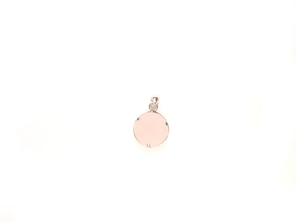 PA1488 Rose Quartz Star of David 10mm Pendant