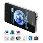 4GSI9+ Quad Band Dual Cards Wifi Java Touch Screen Cell Phone (Black)