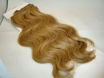 100% Remy human hair clip on (Body Wave 18", #14)