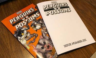Penguins vs. Possums #6: Blank Sketch Cover