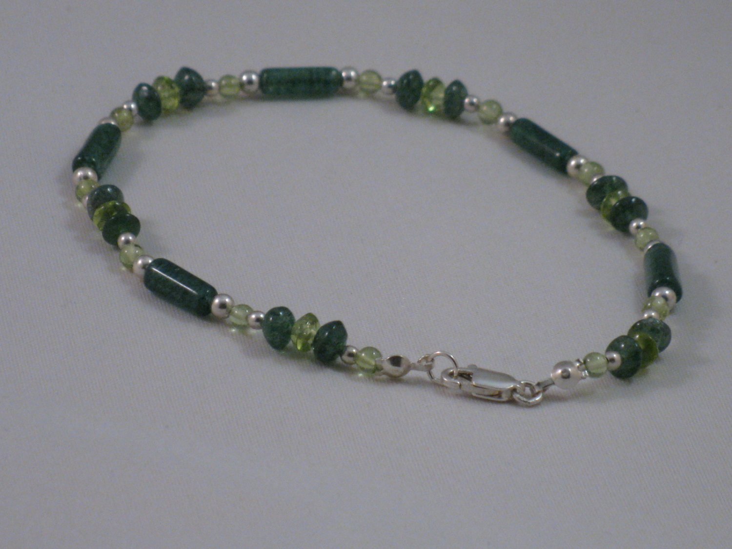 Peridot & Green Adventurine Bracelet - T177B