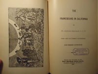 The Franciscans In California 1897 Englehardt Ex-Lib Discreet very Good Scarce