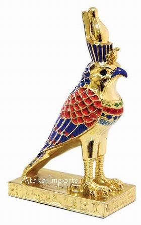 PEWTER-EGYPTIAN THOTH FIGURINE (6242)