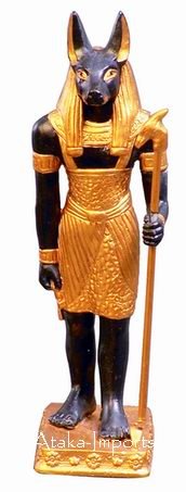 EGYPTIAN ANUBIS FIGURINE (6126)
