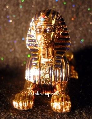 PEWTER -EGYPTIAN SPHINX FIGURINE (6153)