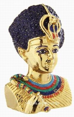 PEWTER-EGYPTIAN RAMESSES II FIGURINE (6244)