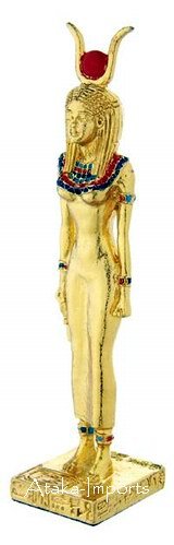 PEWTER-EGYPTIAN ISIS FIGURINE (6230)