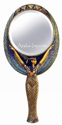 EGYPTIAN MAAT MIRROR -GORGEOUS (6337)