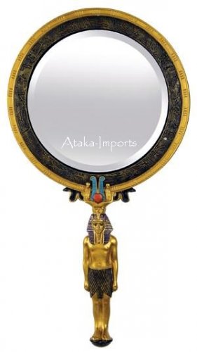 EGYPTIAN PHARAOH-KING TUT MIRROR (6339)