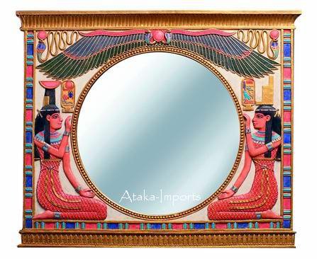 EGYPTIAN-WOMEN WALL MIRROR (6131)