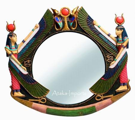 ISIS EGYPTIAN WALL MIRROR -NEAT (6202s)