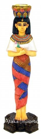 EGYPTIAN MERYTATEN CANDLEHOLDER (6328)