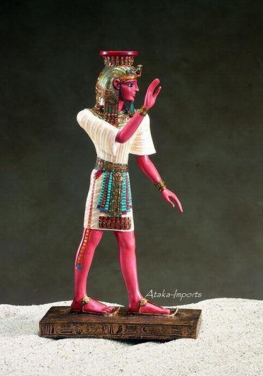 EGYPTIANRAMESSES III STATUE CANDLEHOLDER (5074)