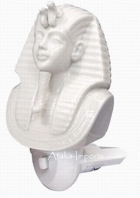 CERAMIC PHARAOH EGYPTIAN NIGHT LIGHT (6342)