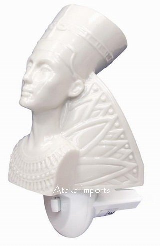 NEFERTITI EGYPTIAN CERAMIC NIGHT LIGHT (6343)
